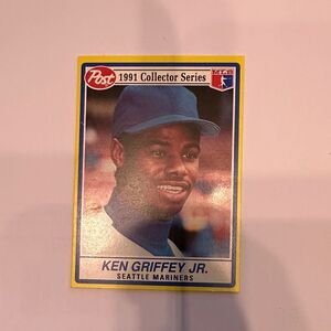 1991 Collector Series Trading Card of ken Griffey jr mint condition low pop %